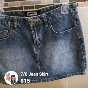 Size 7/8 Jean Skirt